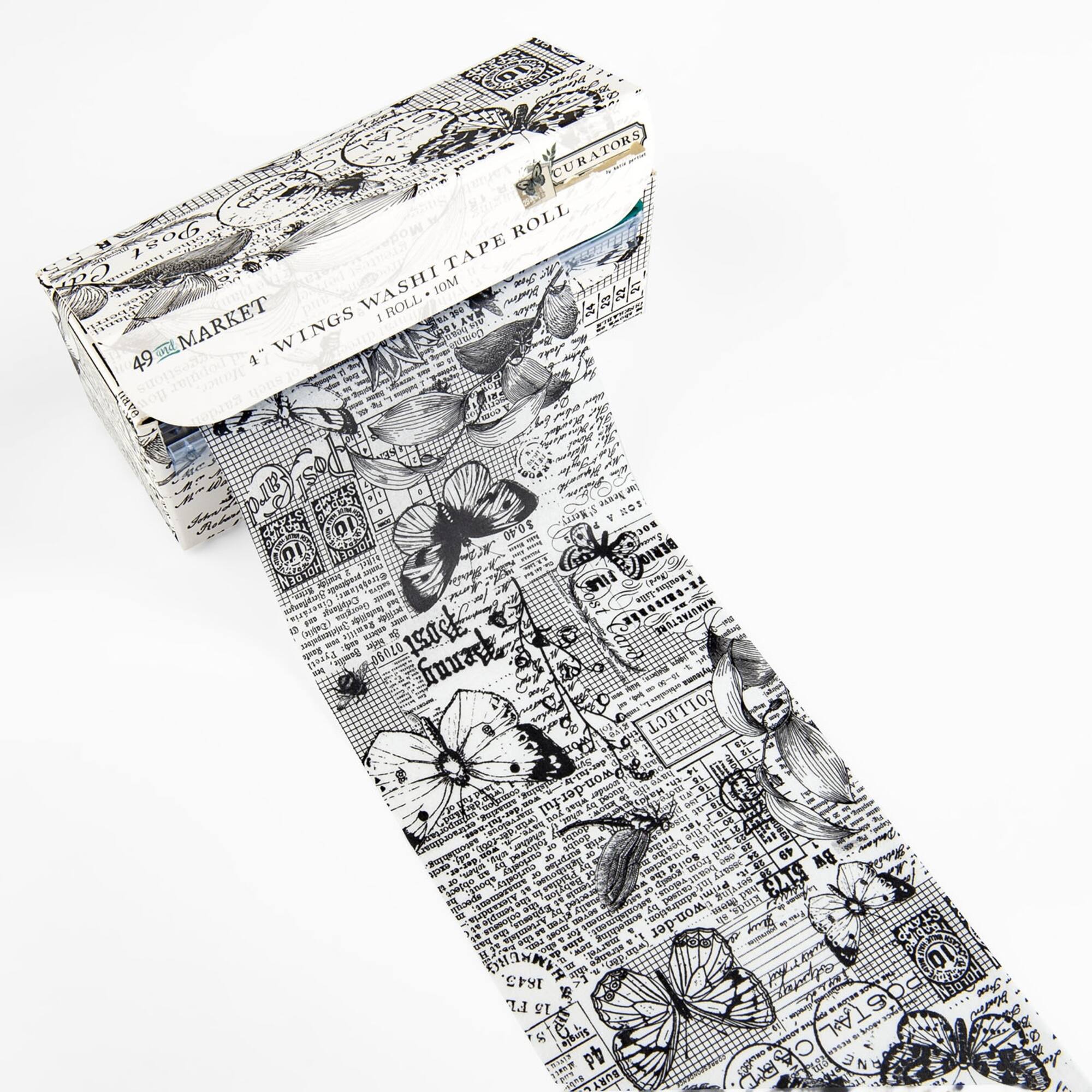 49 And Market Curators Essential 4" Wings Washi Tape Roll